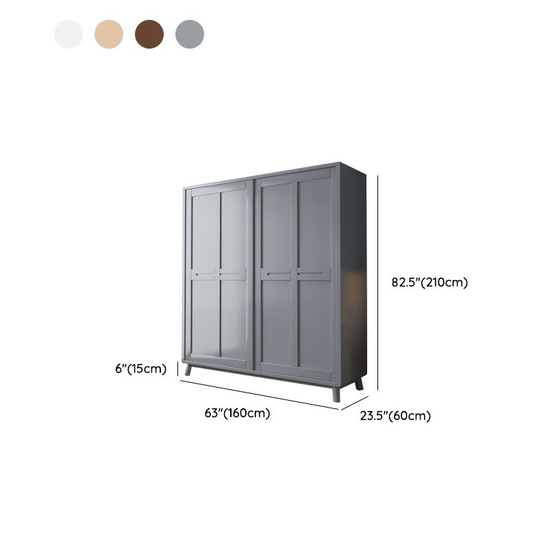 Il tradizionale telaio in legno in legno in legno in legno artestanding del guardaroba con gambe