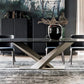 Stone Dining Table Traditional Luxury Dining Table with Pedestal Base Clearhalo 'Dining Tables & Seating' 'Dining Tables' 'dining_table' 'furn' 'furn_dining_table' 'Furniture' 'Kitchen & Dining Furniture' 1200x1200_c3a9d9db-be56-4e3b-93f8-8701002781d2