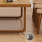 Modern 1/4/5/7 Pieces Dining Set Rectangle Pine Wood Dining Table for Kitchen