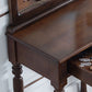 Traditional Wooden Vanity Makeup Table Set 1 Drawers Dressing Table with Mirror Clearhalo 'Bedroom Furniture' 'furn' 'furn_makeup_vanities' 'Furniture' 'Makeup Vanities' 'makeup_vanities' 1200x1200_c3aabb2c-ce8e-47ee-929d-906ec9db9fdc