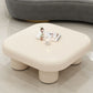 Wood Square Coffee Cocktail Table White 4 Legs Coffee or End Table Clearhalo 'Coffee & Accent Tables' 'Coffee Tables' 'coffee_tables' 'furn' 'furn_coffee_tables' 'Furniture' 'Living Room Furniture' 1200x1200_c3aad368-ef9c-4712-aa31-63b50998cdc1