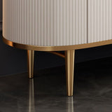 Sideboard in stile glam con cassetti di legno Sideboard per cucina