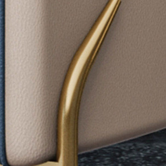 Modernes 22,83 "Breitsofa Kunstleder abgenähtes Armsofa für Wohnzimmer