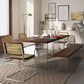 Solid Wood Top Dining Table Contemporary Dining Table with Double Pedestal Base Clearhalo ' dining_table' 'Dining Tables & Seating' 'Dining Tables' 'furn' 'furn_dining_table' 'Furniture' 'furniture_dining_table' 'Kitchen & Dining Furniture' 'kitchen&dining_furn' 'kitchen' 'kitchen_dining_table' 1200x1200_c3ade7c8-97dc-4623-939d-f85027e93f0f