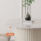 Oval Sintered Stone Dining Table Modern Table in White with Metal Double Pedestal Clearhalo ' dining_table' 'Dining Tables & Seating' 'Dining Tables' 'furn' 'furn_dining_table' 'Furniture' 'furniture_dining_table' 'Kitchen & Dining Furniture' 'kitchen&dining_furn' 'kitchen' 'kitchen_dining_table' 1200x1200_c3adf213-28aa-45f5-8f5a-5dd79d9e6f18