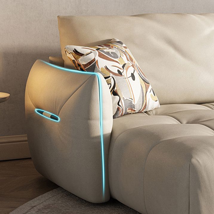 32 "h du milieu du siècle du milieu du siècle canapé canapé en cuir en cuir résistant à la teinture sectionnelle