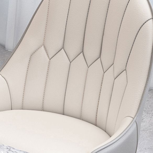 Modern Sintered Stone Table Set for 4/6 with Rectangle Table Dining Set with Gold Double Pedestal Clearhalo 'Dining Room Sets' 'Dining Tables & Seating' 'dining_room_set' 'furn' 'furn_dining_room_set' 'Furniture' 'furniture_dining_room_set' 'Kitchen & Dining Furniture' 'kitchen&dining_furn' 'kitchen' 1200x1200_c3b1ca50-fba9-4c2d-ac5c-8a969f570299