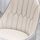 Modern Sintered Stone Table Set for 4/6 with Rectangle Table Dining Set with Gold Double Pedestal Clearhalo 'Dining Room Sets' 'Dining Tables & Seating' 'dining_room_set' 'furn' 'furn_dining_room_set' 'Furniture' 'furniture_dining_room_set' 'Kitchen & Dining Furniture' 'kitchen&dining_furn' 'kitchen' 1200x1200_c3b1ca50-fba9-4c2d-ac5c-8a969f570299