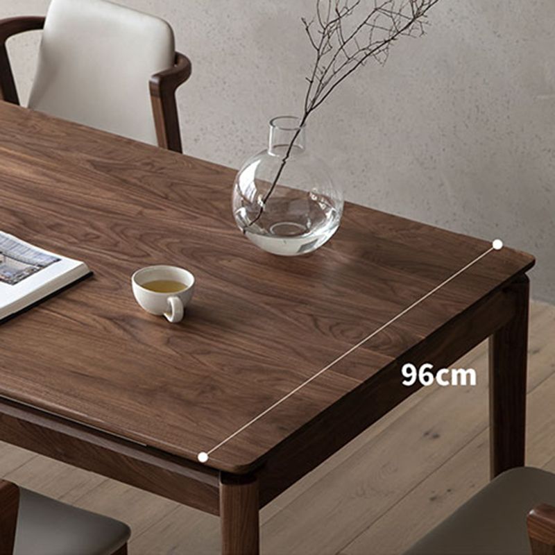 Bureau de bureau rectangulaire en bois massif Parsons Base Writing Desk, 29,9 "haut