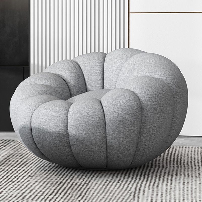 Faux Leather/Faux Fur Chair 37.4" L x 37.4" W x 25.6" H Convertible Chair Clearhalo 'Accent Chairs' 'accent_chairs' 'Chairs & Seating' 'furn' 'furn_accent_chairs' 'Furniture' 'furniture_accent_chairs' 'Living Room Furniture' 1200x1200_c3b4742b-62ab-402c-8ac3-4bb22edfb586