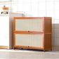 Mid-Century Modern Rectangle Cabinet with Wicker&Rattan Doors Clearhalo 'Cabinets & Chests' 'cabinets_chests' 'furn' 'furn_cabinets_chests' 'Furniture' 'Living Room Furniture' 1200x1200_c3b52505-cc9c-41d0-b1c2-af2f86bfaf18