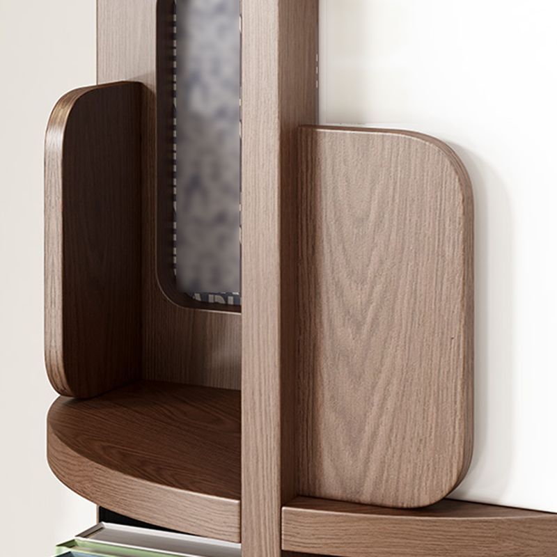 Contemporary Style Bookcase Closed Back Solid Wood Bookshelf for Home Office Clearhalo 'Bookcases' 'furn' 'furn_bookcases' 'Furniture' 'furniture_bookcases' 'kitchen' 'kitchen_bookcases' 'Living Room Furniture' 'Office Furniture' 1200x1200_c3b68c2a-6768-42d7-972b-ab486128179f