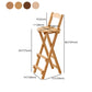Contemporary Solid Wood Barstool Folding Bar Stool for Restaurant Clearhalo 'Bar Furniture' 'Bar Stools' 'bar_stools' 'furn' 'furn_bar_stools' 'furniture_bar_stools' 'Kitchen & Dining Furniture' 'kitchen&dining_furn' 'kitchen' 'kitchen_furn' Furniture' 1200x1200_c3b77d32-d75c-448b-a22f-00066f729c0b