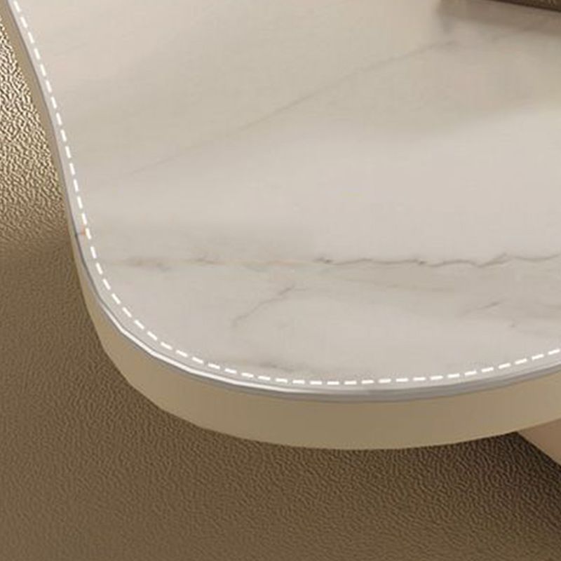 Stone Geometric Contemporary Coffee Table Single Cocktail Table with Storage Drawers Clearhalo 'Coffee & Accent Tables' 'Coffee Tables' 'coffee_tables' 'furn' 'furn_coffee_tables' 'Furniture' 'Living Room Furniture' 1200x1200_c3b7fe81-5a1f-4ae3-9698-74a60d1f7da6