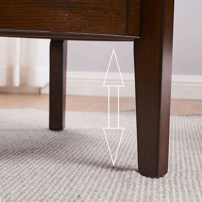 24" L x 24" W Farmhouse Side End Table Wooden Side Table with Shelve and Drawer Clearhalo 'Coffee & Accent Tables' 'End & Side Tables' 'end_side_table' 'end_side_tables' 'furn' 'furn_end_side_tables' 'Furniture' 'furniture_end_side_table' 'Living Room Furniture' 1200x1200_c3b9fc82-3a1a-4ba4-ab09-89ed55013f82