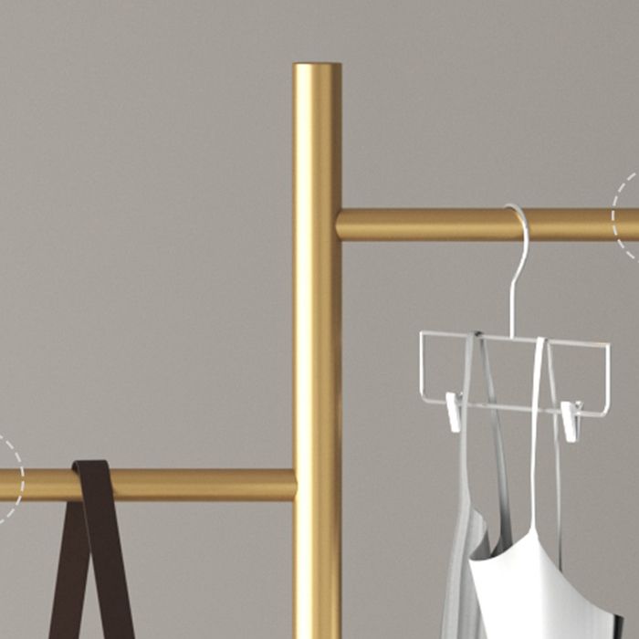 Hall Tree Contemporary Metal Coat Hanger Single Hall Stand avec crochets