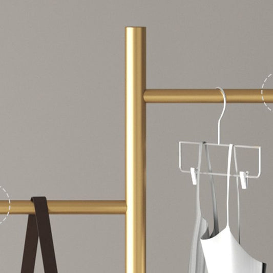 Hallbaum zeitgenössischer Metallschichtbügel Single Hall -Ständer mit Haken