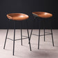 Nordic Style Leather Upholstered Barstool Metal Frame Bar Stool Clearhalo 'Bar Furniture' 'Bar Stools' 'bar_stools' 'furn' 'furn_bar_stools' 'furniture_bar_stools' 'Kitchen & Dining Furniture' 'kitchen&dining_furn' 'kitchen' 'kitchen_furn' Furniture' 1200x1200_c3bbf319-d7a8-4589-809f-e90470d2e44e