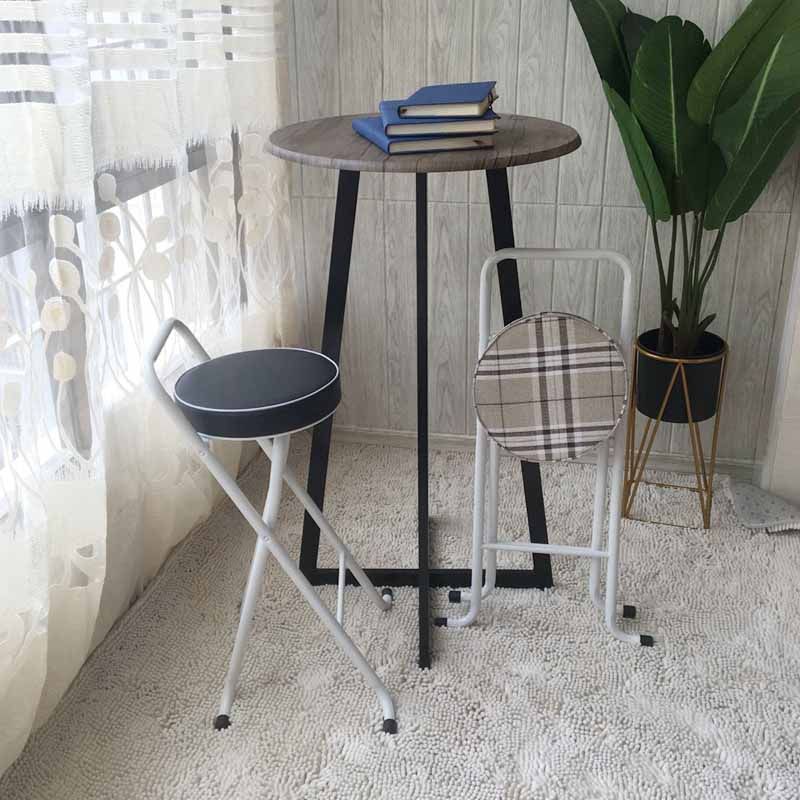 Nordic Style Pu Leather Barstools Folding Counter Stools for Dining Room Clearhalo 'Bar Furniture' 'Bar Stools' 'bar_stools' 'furn' 'furn_bar_stools' 'furniture_bar_stools' 'Kitchen & Dining Furniture' 'kitchen&dining_furn' 'kitchen' 'kitchen_furn' Furniture' 1200x1200_c3bc4736-9f7e-47db-bf58-a15e4c7eceeb