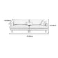 Velvet Flared Arm Sofa Loose Back 35.4"W Modern Sofa for Living Room Clearhalo 'furn' 'furn_sofas' 'Furniture' 'furniture_sofas' 'kitchen' 'kitchen_sofas' 'Living Room Furniture' 'Sofa' 'sofas' 1200x1200_c3bcb508-41d6-44c3-a4d8-19a4f998dd65