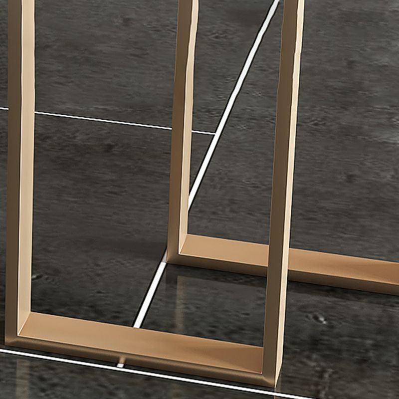 Glam Style Bistro Bar Table Faux Marble Bar Tafel voor woonkamer