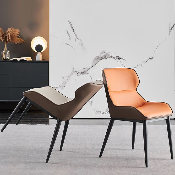 Sillas laterales modernas del comedor sillas sin brazo sin brazo para el hogar