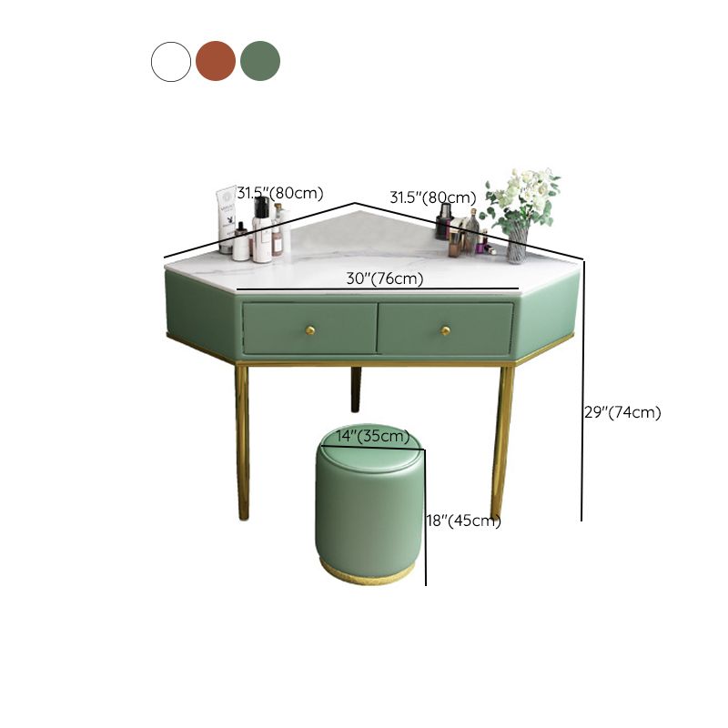 2-Drawers Dressing Table Luxurious Stone Top Vanity Set for Bedroom Clearhalo 'Bedroom Furniture' 'furn' 'furn_makeup_vanities' 'Furniture' 'Makeup Vanities' 'makeup_vanities' 1200x1200_c3bd4647-220b-4e38-bc96-87345e91cb5c