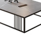 Aucune table basse simple pénible de cadre d'ardoise grise moderne de table basse