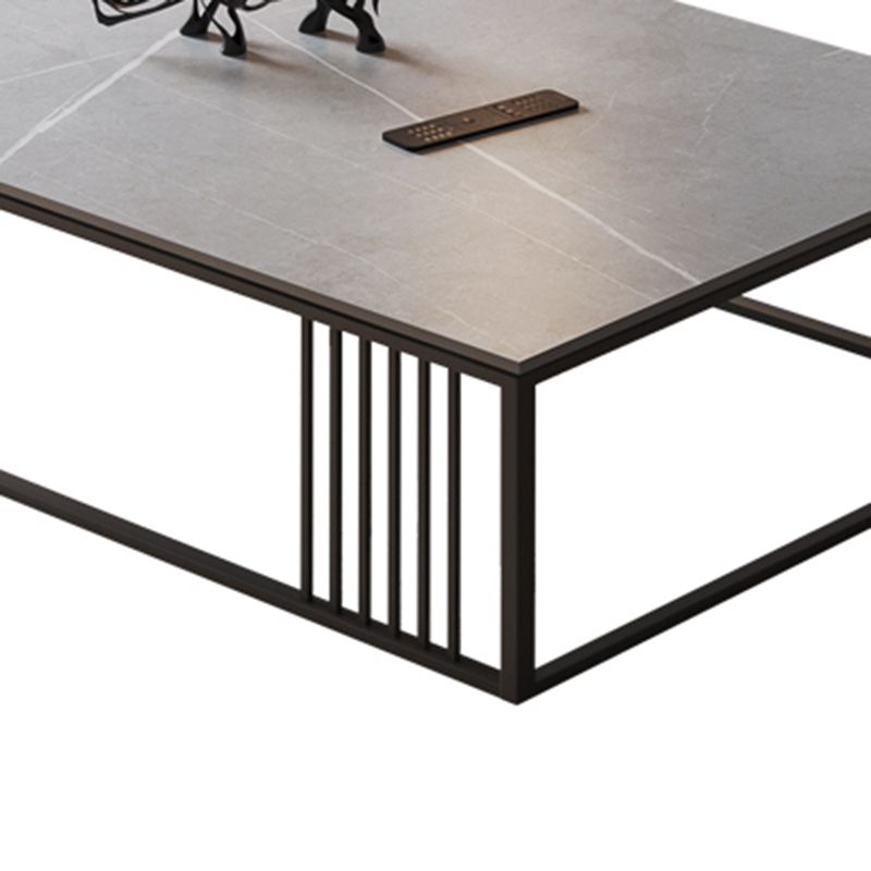 Aucune table basse simple pénible de cadre d'ardoise grise moderne de table basse