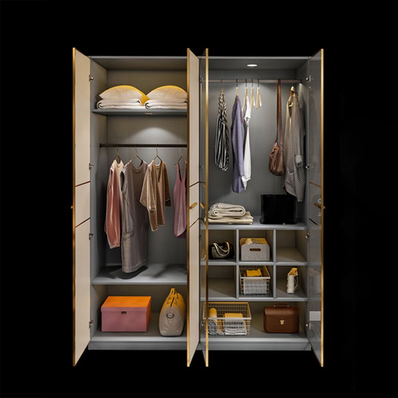 Contemporary Style Wardrobe Wood Wardrobe Closet for Bedroom Clearhalo 'Armoires & Wardrobes' 'armoires_wardrobes' 'Bedroom Furniture' 'furn' 'furn_armoires_wardrobes' 'Furniture' 1200x1200_c3bed051-8803-4a04-ac76-64c66eb8eca5