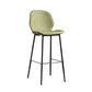 Modern Backrest Armless Counter Stool Iron Balcony Bar Stool with Leather Cushion Clearhalo 'Bar Furniture' 'Bar Stools' 'bar_stools' 'furn' 'furn_bar_stools' 'furniture_bar_stools' 'Kitchen & Dining Furniture' 'kitchen&dining_furn' 'kitchen' 'kitchen_furn' Furniture' 1200x1200_c3c0a565-95d5-4915-ac4f-02eec9184bc5