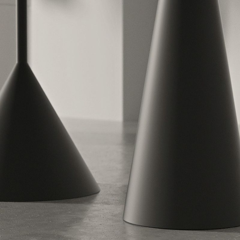 Tavolino in metallo piedistallo rotondo tavolo da cocktail nero/nero