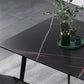 Sintered Stone Industrial Dining Table 4 Legs Base Rectangle Table for Home Clearhalo ' dining_table' 'Dining Tables & Seating' 'Dining Tables' 'furn' 'furn_dining_table' 'Furniture' 'furniture_dining_table' 'Kitchen & Dining Furniture' 'kitchen&dining_furn' 'kitchen' 'kitchen_dining_table' 1200x1200_c3c21f3f-82f5-4369-9e08-225846a4282b