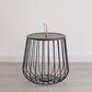 Iron Round Coffee Table Mid-Century Modern Frame Coffee Cocktail Table Clearhalo 'Coffee & Accent Tables' 'Coffee Tables' 'coffee_tables' 'furn' 'furn_coffee_tables' 'Furniture' 'Living Room Furniture' 1200x1200_c3c45f17-e3f0-43b0-a044-49e7e9a7cad6