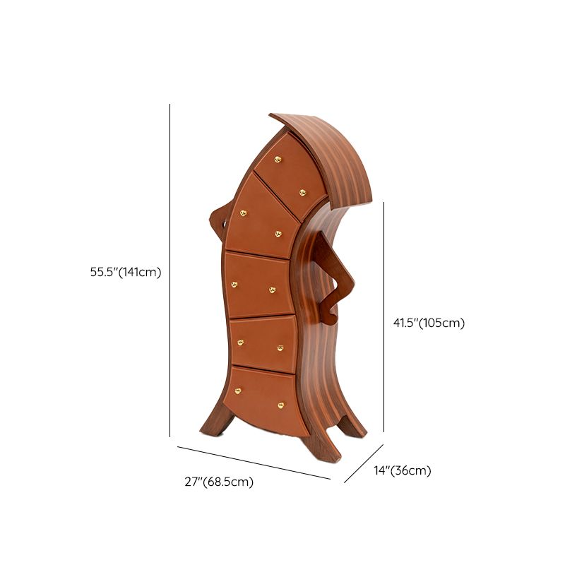 Display soggiorno contemporaneo in legno di pioppo con porta