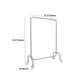 Industrial Style Metallic Coat Hanger Free Standing Coat Rack with 4 Wheels Clearhalo 'Entry & Mudroom Furniture' 'furn' 'furn_hall_tree_coat_racks' 'Furniture' 'Hall Trees & Coat Racks' 'hall_tree_coat_racks' 1200x1200_c3c5d0fd-f69a-4d52-a2b6-4ace89f78f4e
