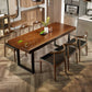 Industrial Solid Wood Furniture 1/4/5/7 Pcs Standard Height Dining Room Table Set Clearhalo 'Dining Room Sets' 'Dining Tables & Seating' 'dining_room_set' 'furn' 'furn_dining_room_set' 'Furniture' 'Kitchen & Dining Furniture' 1200x1200_c3c64e18-cc95-4edc-a14e-f8a83ff3774d