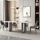 Industrial Rectangle Dining Table Sintered Stone Table with Metal Legs for Kitchen Clearhalo 'Dining Tables & Seating' 'Dining Tables' 'dining_table' 'furn' 'furn_dining_table' 'Furniture' 'Kitchen & Dining Furniture' 1200x1200_c3c6ff99-36d5-470e-a367-c098cf06adda