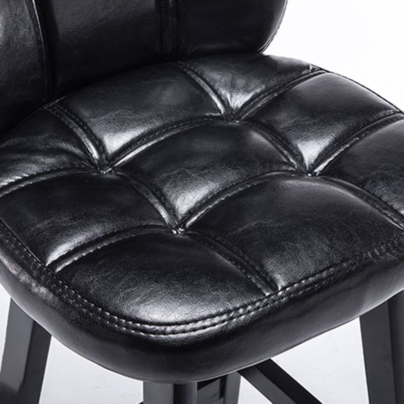 Modern Backrest Armless Counter Stool Wood Bar Stool with Pedal and Cushion Clearhalo 'Bar Furniture' 'Bar Stools' 'bar_stools' 'furn' 'furn_bar_stools' 'furniture_bar_stools' 'Kitchen & Dining Furniture' 'kitchen&dining_furn' 'kitchen' 'kitchen_furn' Furniture' 1200x1200_c3c7593a-2f99-4751-8b11-04ab77e64f77