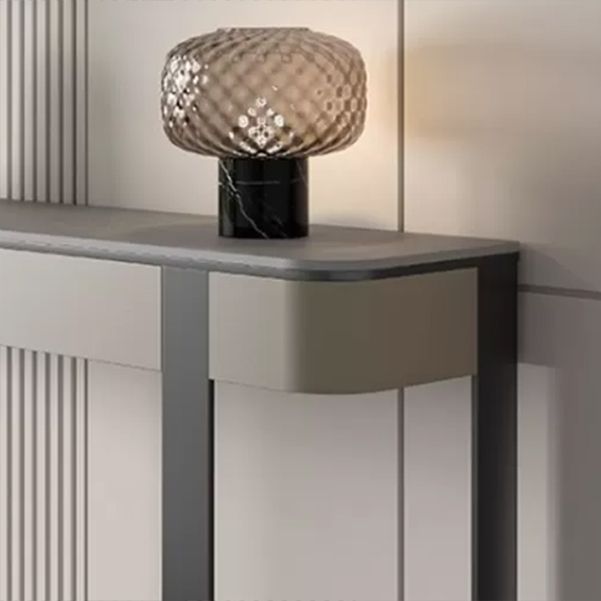 Tavolo accento console glam antico tavolo di divano mezzano in pietra