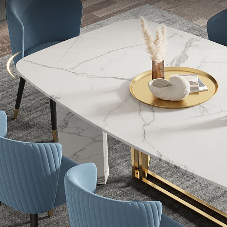 Set da tavolo di pietra glam Nordic Sinted 1/4/5/7 pezzi set da pranzo