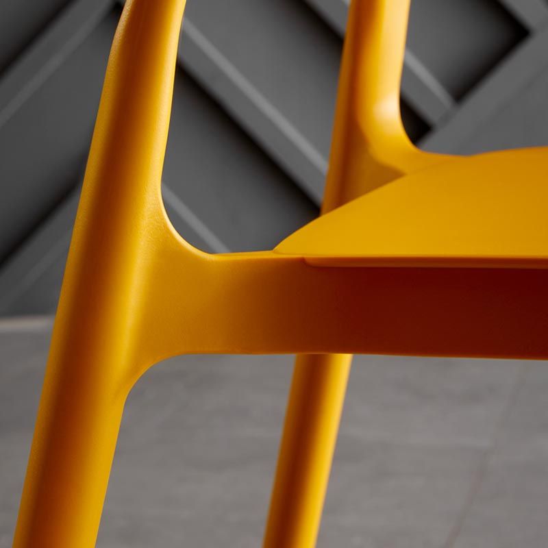 Glam Plastic Side Chair Stacking Open Back Dining Side Chair Clearhalo 'Dining Chairs' 'Dining Tables & Seating' 'dining_chair' 'furn' 'furn_dining_chair' 'Furniture' 'Kitchen & Dining Furniture' 1200x1200_c3c8dd94-f87e-4ce2-a7f8-013af2e701b4