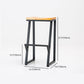 Industrial Bar and Counter Stool Backless Stool with Sled Base in Black Clearhalo 'Bar Furniture' 'Bar Stools' 'bar_stools' 'furn' 'furn_bar_stools' 'Furniture' 'furniture_bar_stools' 'Kitchen & Dining Furniture' 1200x1200_c3cb0ad9-07e5-4e3f-bd23-2f5924cfa88d