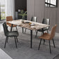 Industrial Standard Sintered Stone Dining Table Rectangle Shape Dining Table for Kitchen Clearhalo ' dining_table' 'Dining Tables & Seating' 'Dining Tables' 'furn' 'furn_dining_table' 'Furniture' 'furniture_dining_table' 'Kitchen & Dining Furniture' 'kitchen&dining_furn' 'kitchen' 'kitchen_dining_table' 1200x1200_c3cd2ce9-fb83-4380-8366-34277ccc3c34