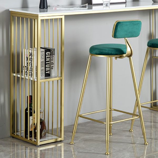 Modern Style Upholstered Counter Stool Bar-height Bar Stool with Footrest Clearhalo 'Bar Furniture' 'Bar Stools' 'bar_stools' 'furn' 'furn_bar_stools' 'Furniture' 'Kitchen & Dining Furniture' 1200x1200_c3cde59c-9c5f-4179-9a70-f1afad4778a6