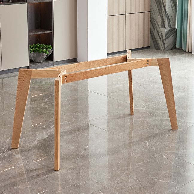 Rectangle Contemporary Dining Room Table White Sintered Stone Table with Ash Solid Wood Base Clearhalo ' dining_table' 'Dining Tables & Seating' 'Dining Tables' 'furn' 'furn_dining_table' 'Furniture' 'furniture_dining_table' 'Kitchen & Dining Furniture' 'kitchen&dining_furn' 'kitchen' 'kitchen_dining_table' 1200x1200_c3ce728b-6176-4f6f-b2e1-3a6823ddaff8