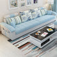 Loose Back Sofa & Chaise Nordic Linen Pillow Top Sofa - 31.5" H