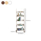 Ladder Open Back Standard Bookshelf Modern Style Wooden Bookcase