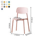 Scandinavian Plastic Conference Room Side Chair Open Back Dining Chair (Set of 4) Clearhalo ' kitchen&dining_furn' 'Dining Chairs' 'Dining Tables & Seating' 'dining_chair' 'furn' 'furn_dining_chair' 'Furniture' 'furniture_dining_chair' 'Kitchen & Dining Furniture' 'kitchen' 1200x1200_c3d4eebd-ac61-4dab-b4ae-1a3c18a60727