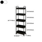 Moderno libreria etagere aperta scaffale in metallo scaffale in plastica scaffale con ruote di caster